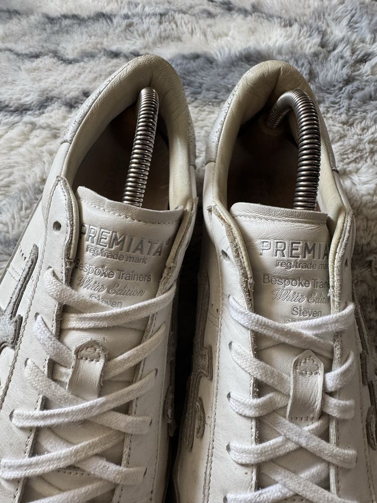 Кросівки кеди Premiata White Edition Leather