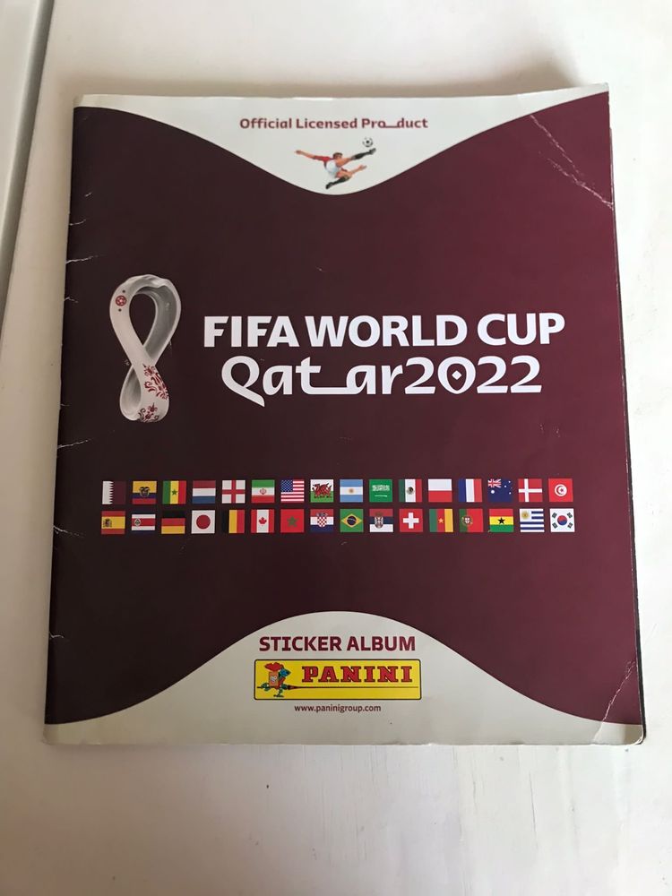 Caderneta Mundial 2022 FIFA WORD CUP QUATAR