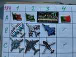 Pins de coleção de vários temas
