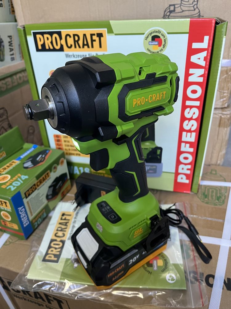 Акція! Гайковерт Procraft 550nm з акб 4.0energy та з.п