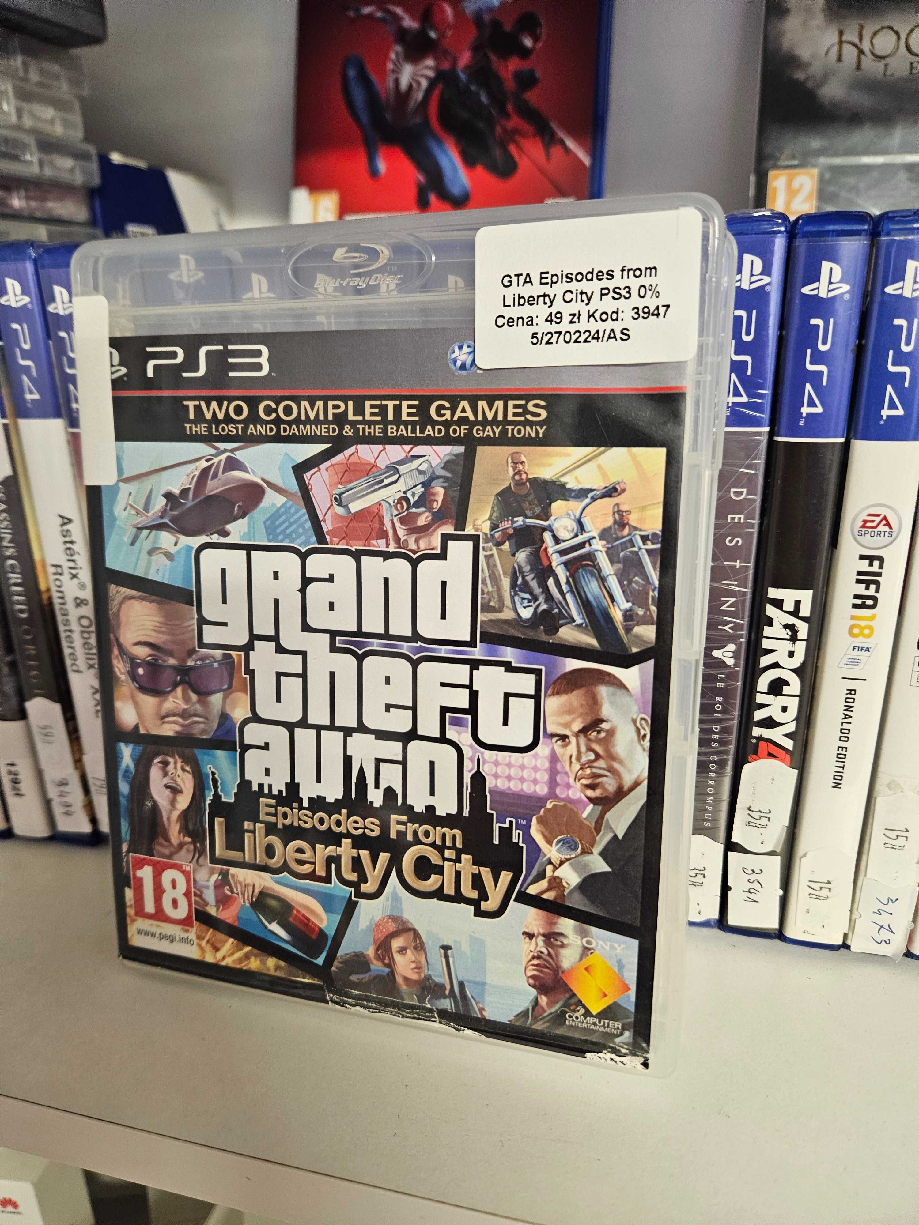 Grand Theft Auto Episodes from Liberty City PS3 - As Game & GSM - 3947