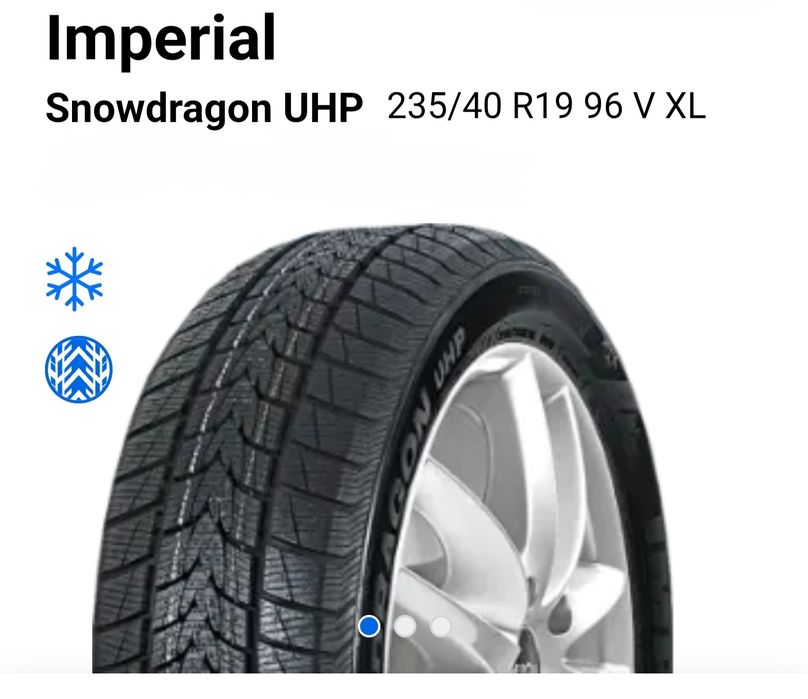 Opony zimowe R19 235/40