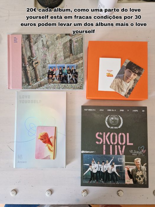 BTS ÁLBUNS (com brindes oficiais)