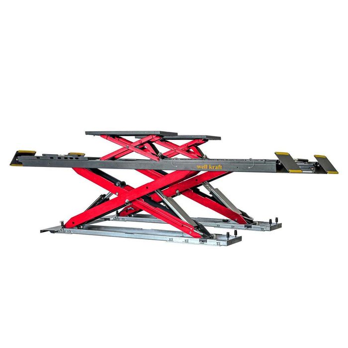 Elektryczno-hydrauliczny podnośnik nożycowy Well Kraft TS401