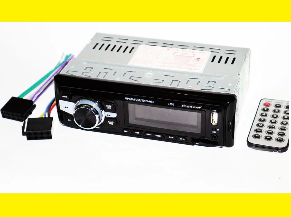 Автомагнитола Пионер 1270 ISO USB+SD+FM+AUX+ пульт (4x50W) Pioneer