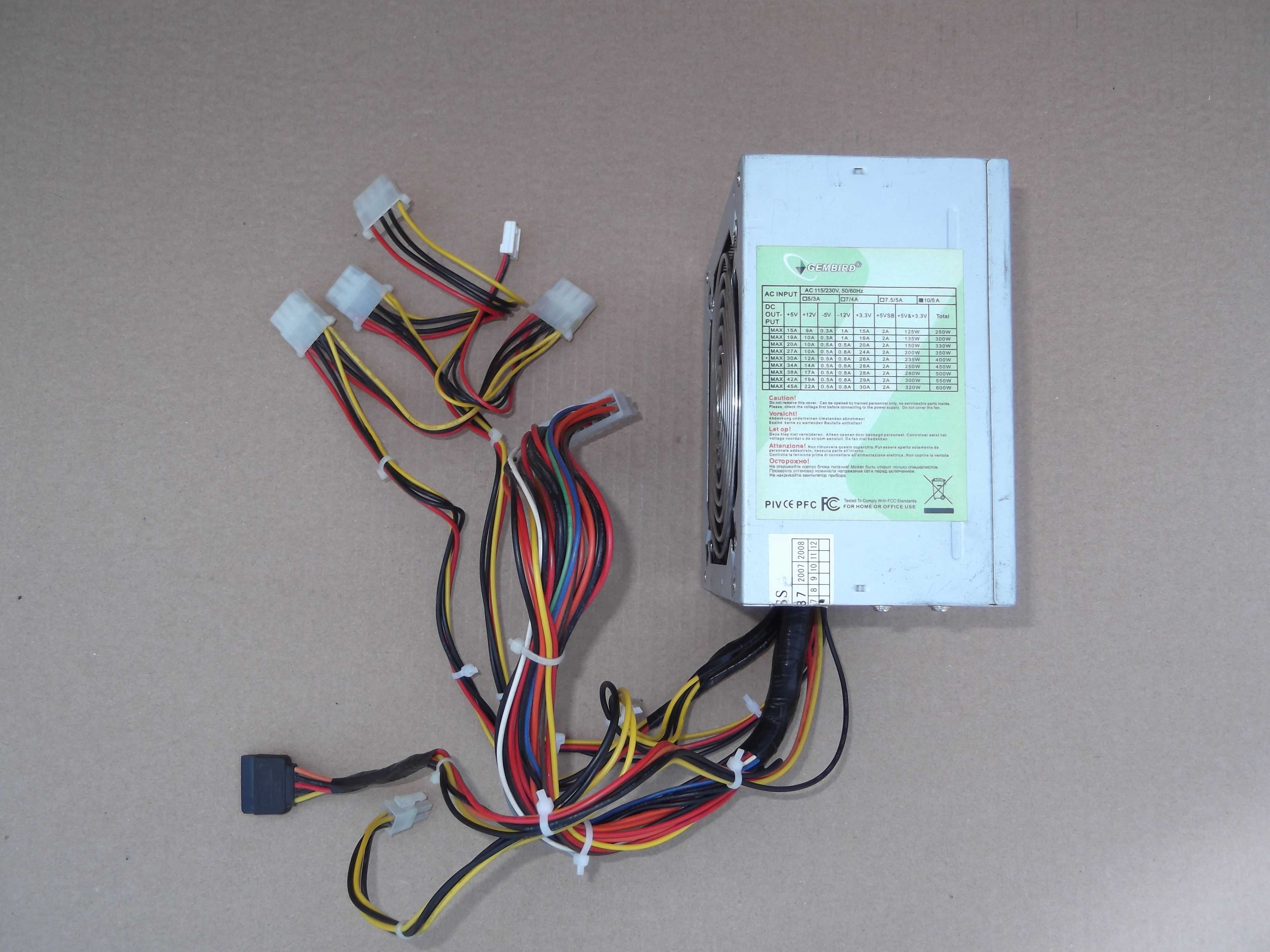 Блок питания для пк Gembird 400W