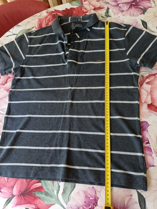 Koszulki polo męskie chłopięce r.S 4 szt.