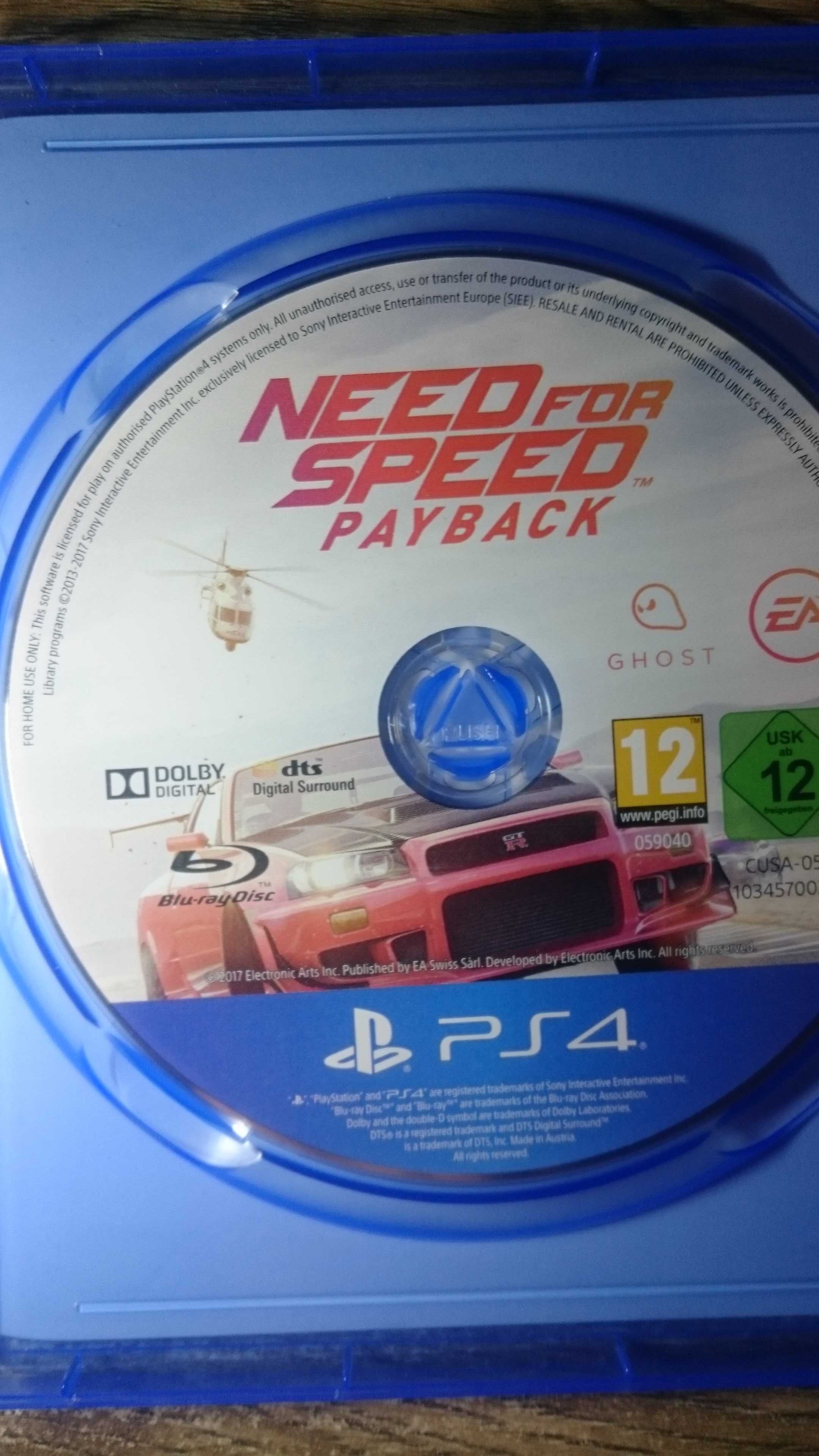 Need for Speed Payback PS4 Playstation 4 Forza Gran turismo Minecraft