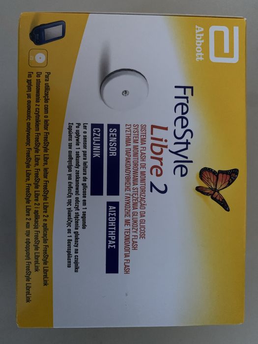 Freestyle LIBRE 2. Ważność 2027-02. Nowe. Zaplombowane. Trójmiasto