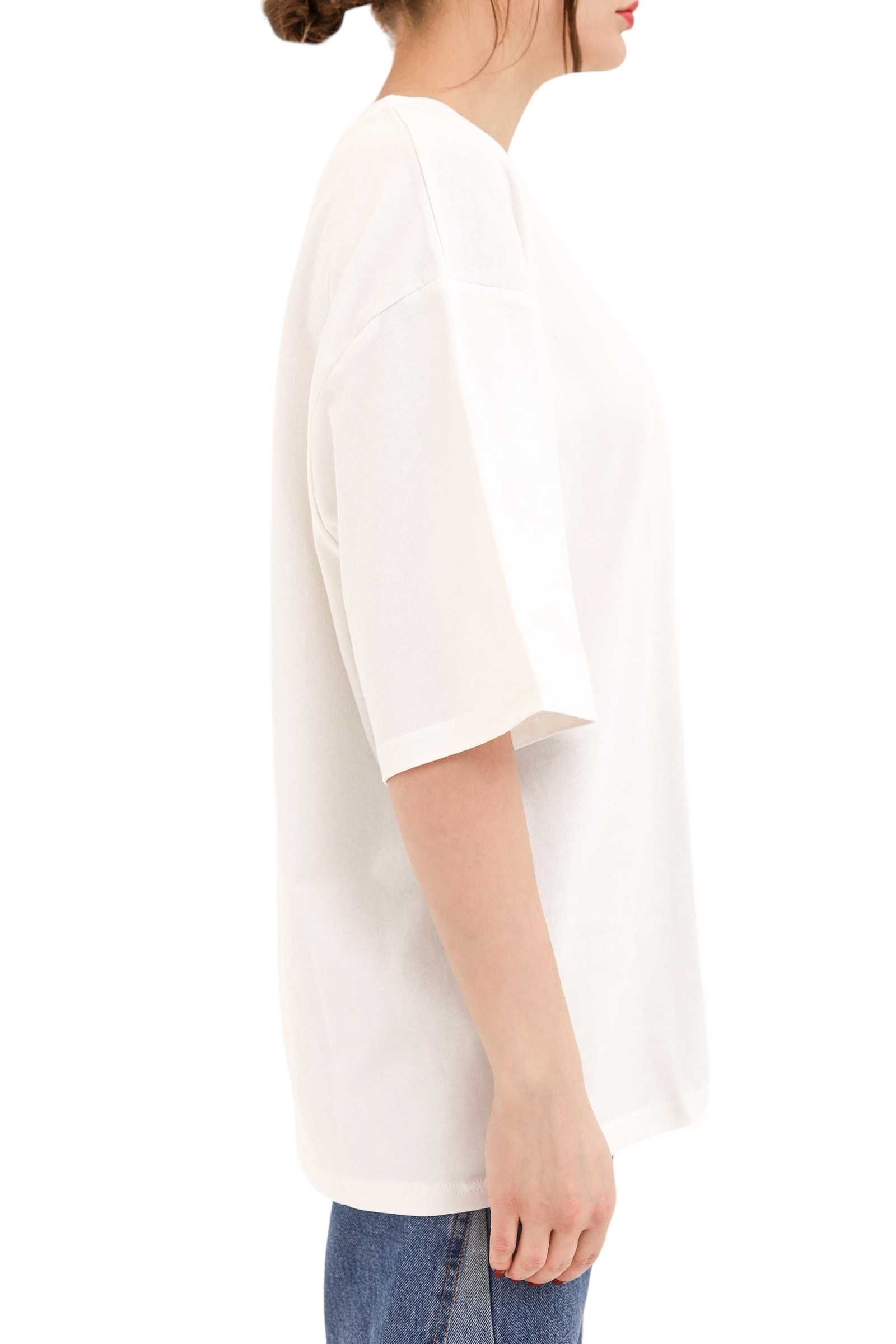 Футболка Acne Studios Face Stretch-Cotton T-Shirt White