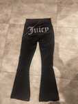 Spodnie welurowe dresy dzwony JUICY COUTURE XS
