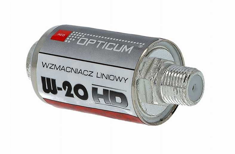 Wzmacniacz antenowy Opticum W-20 20dB 5-12V Liniowy