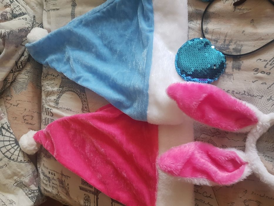 Обруч шапка ушки колпак