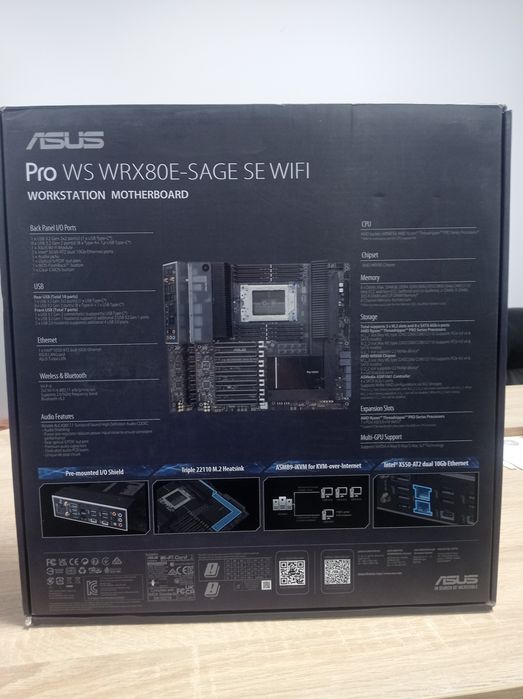 Материнская плата ASUS Pro WS WRX80E-SAGE SE WIFI | Новая, в коробке