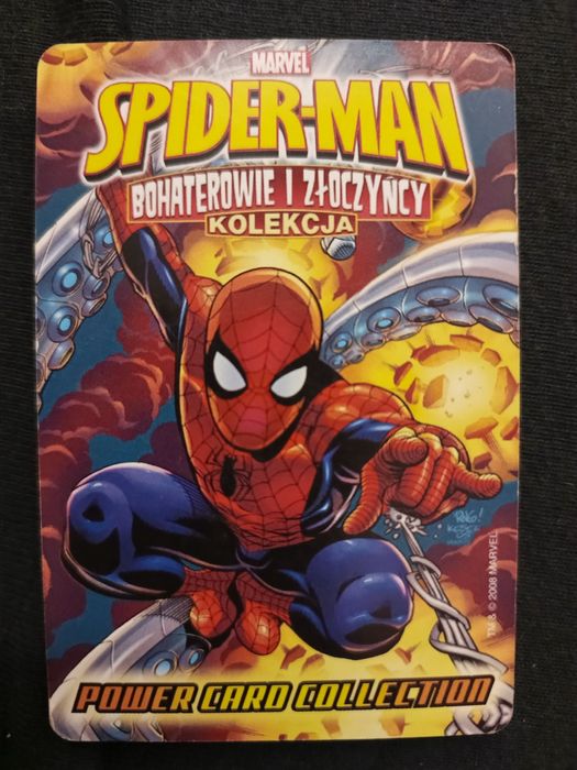 Spider-Man power card collection, 40-49