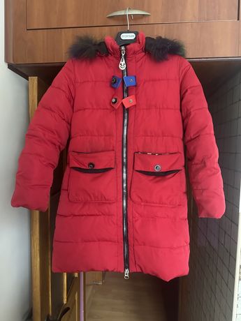 Теплая куртка 8-9 лет