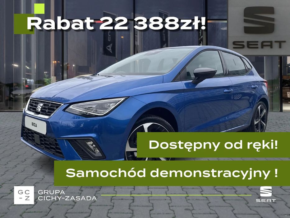 Seat Ibiza IBIZA FR, 1.5 TSI, 150 KM, 7-biegowa automatyczna - DSG, Oferta:120196