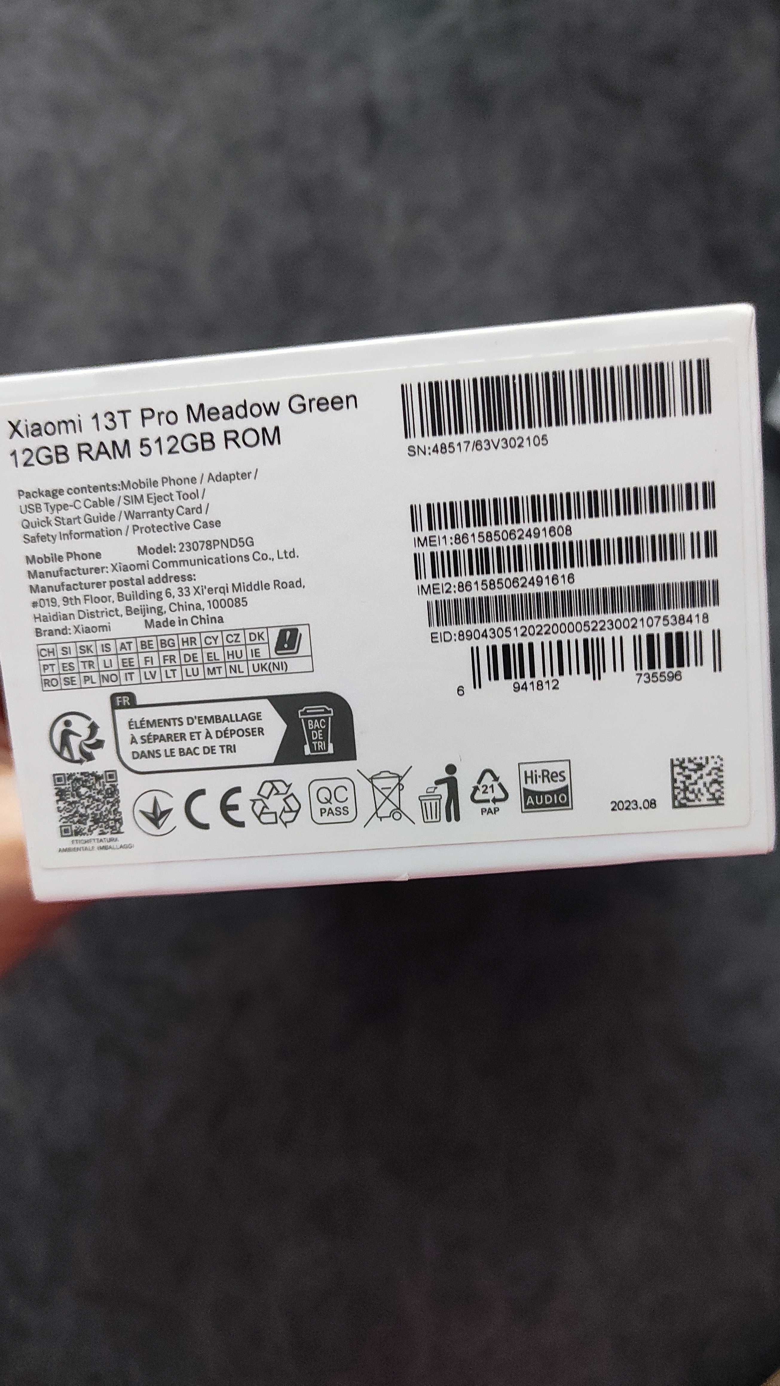 Телефон новый Xiaomi 13T Pro. На запчасти