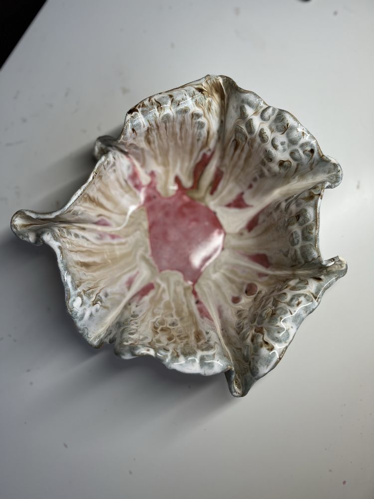 Ceramiczna miska ozdobna rękodzieło