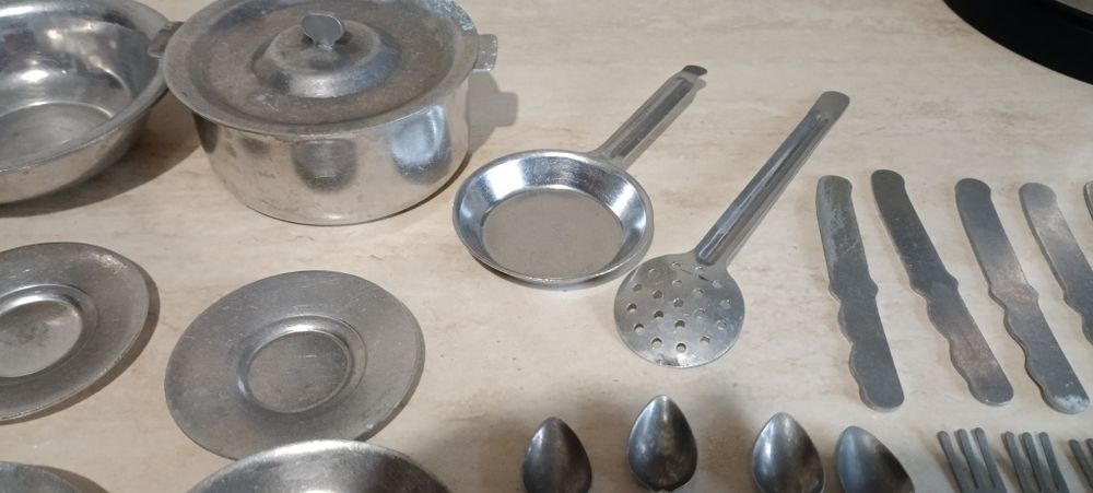 Іграшковий алюмінієвий посуд дитячий часів срср