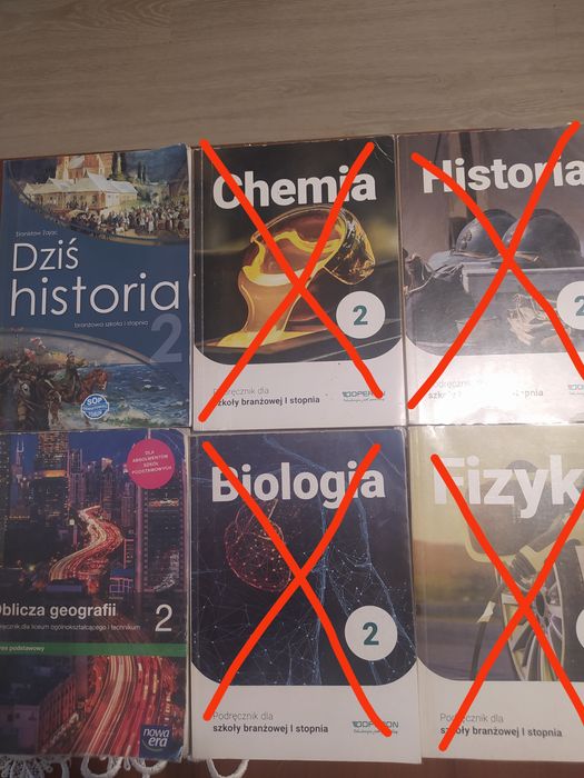 Podręczniki do 2 klasy szkoły branżowej.