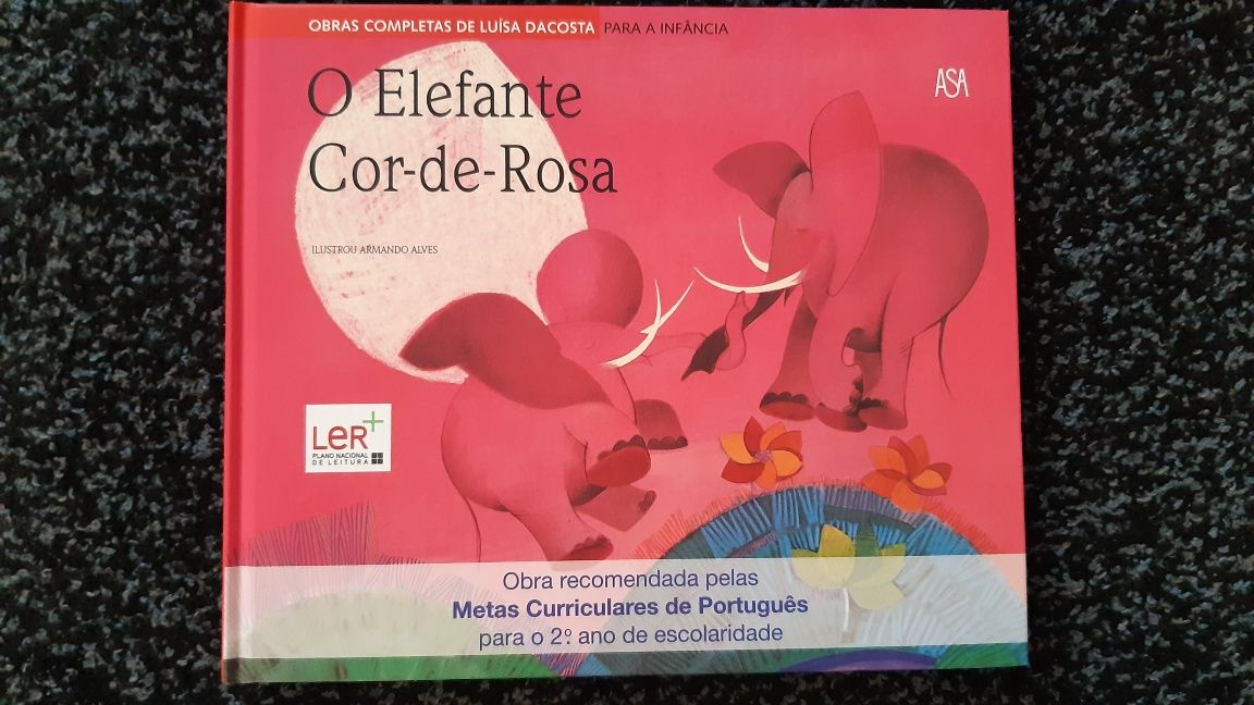 Livro "O Elefante Cor-de-Rosa, Luísa da Costa livro escolar 2 ano
Auto