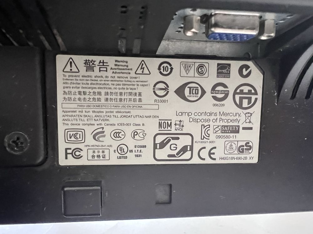 Monitor HP led 23’’
