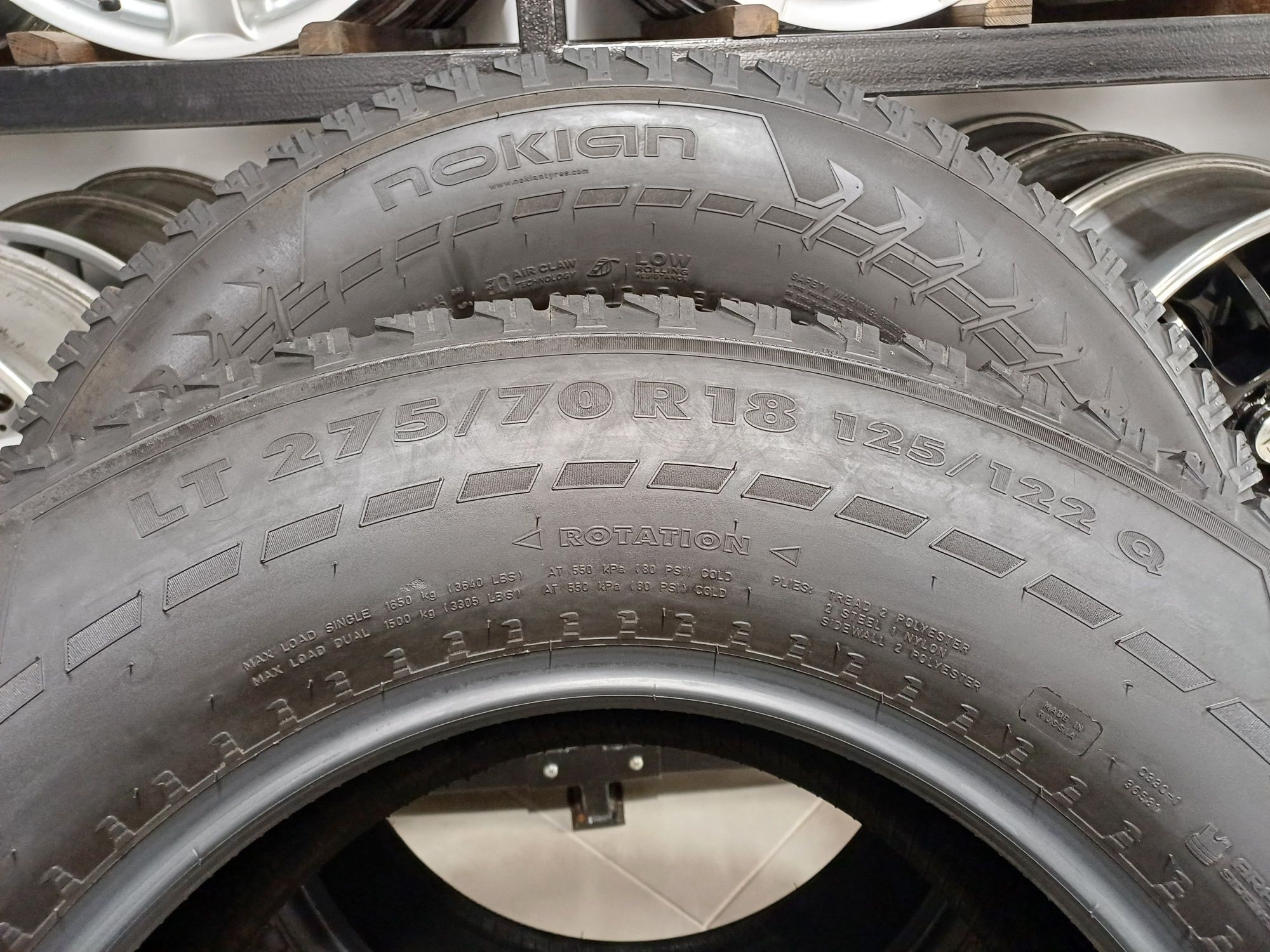275 70 18 Nokian Hakkapeliitta LT зимові 80%