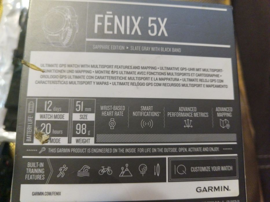 Zegarek Garmin Fenix 5X