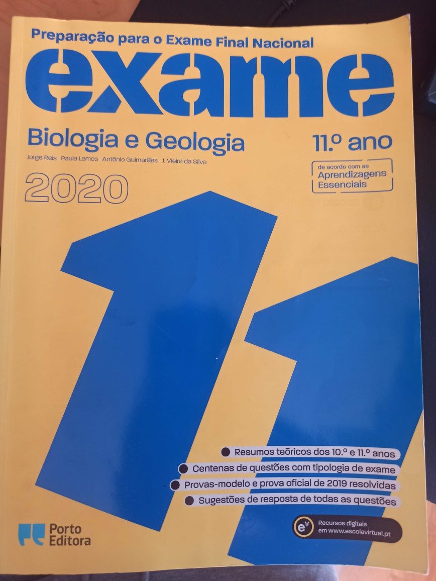 Livro preparacao para exame nacional biologia geologia 10/11 ano