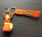 NOWA Figurka Pokemon Brelok breloczek eevee flareon Pokemony