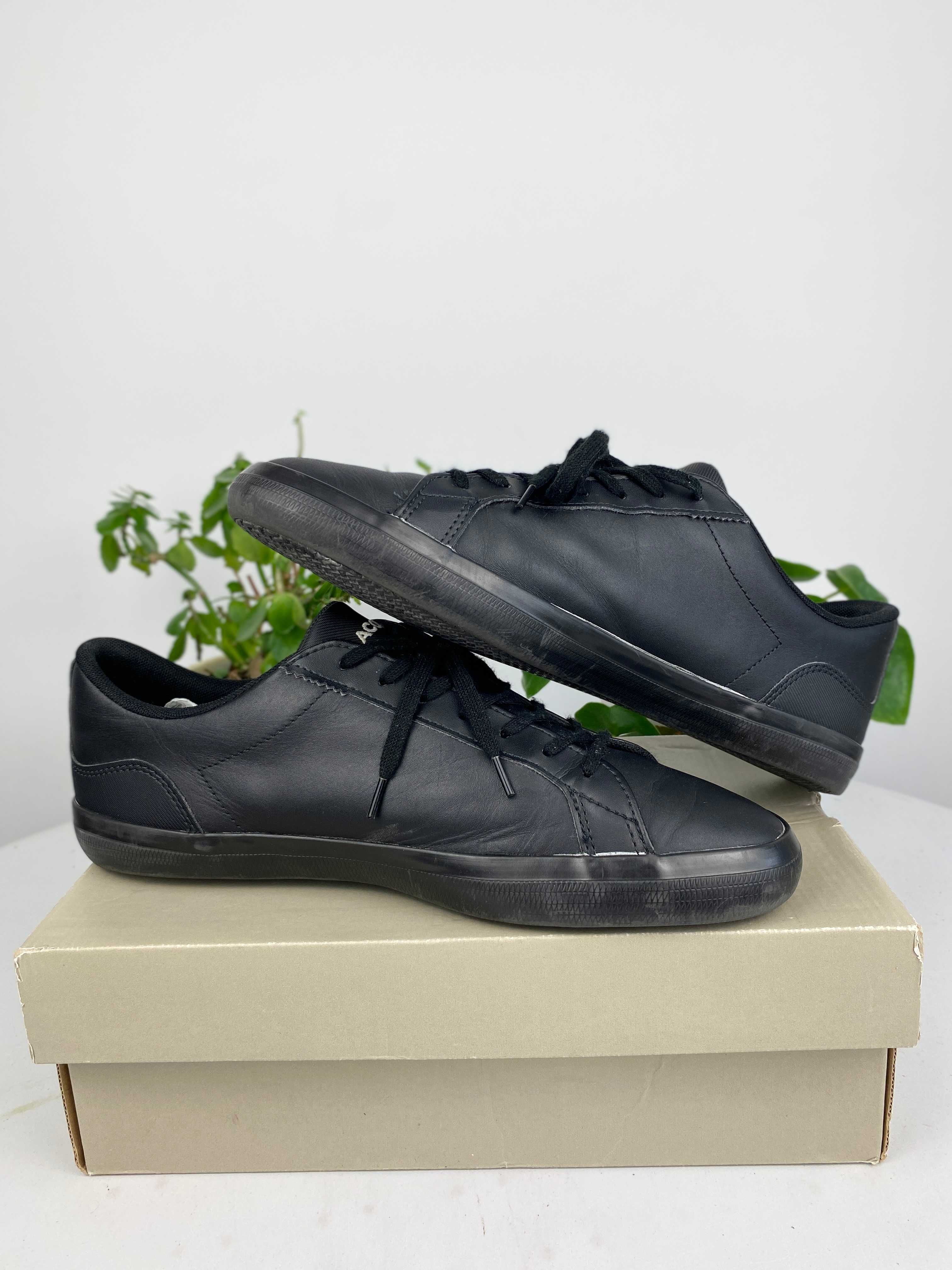 czarne buty sneakersy lacoste Lerond 0120 1 Cma r. 42 n155