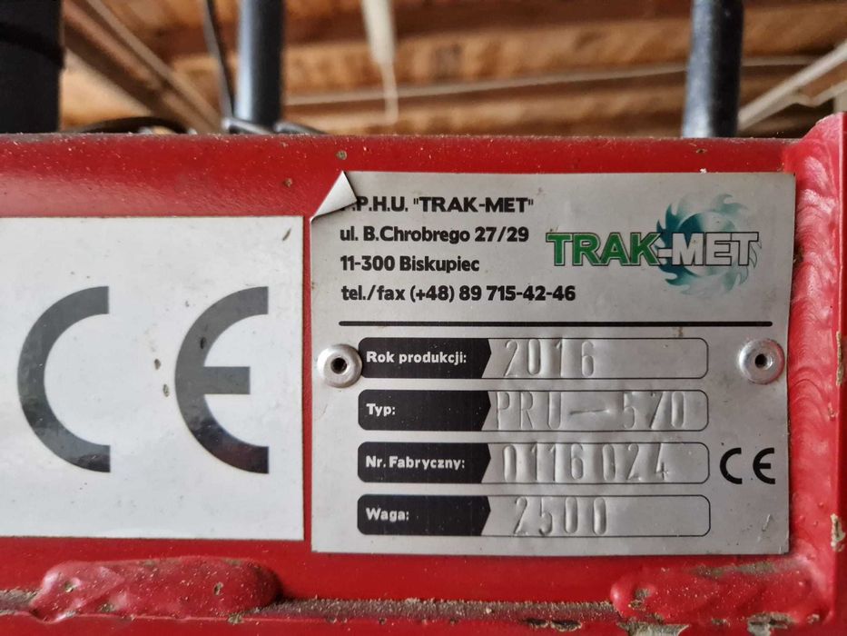 Trak ramowy pionowy Wielopiła Trak-Met PRU - 570