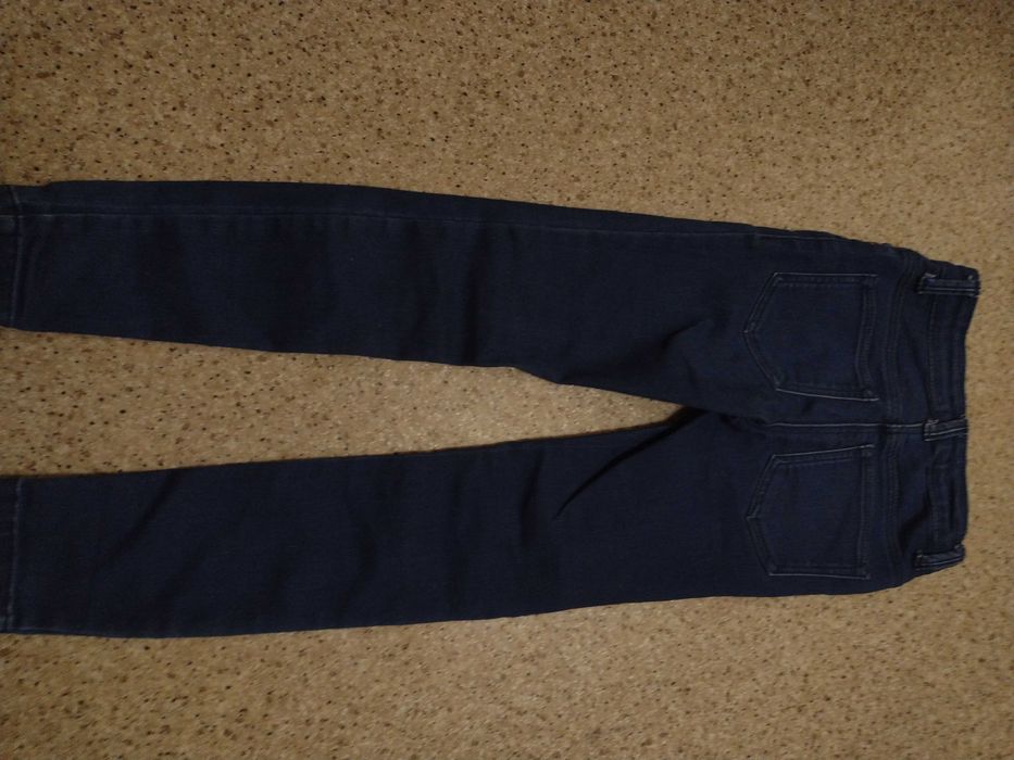 Zestaw H&M TU 3 szt spodnie jeansowe getry legginsy r. 128 paka