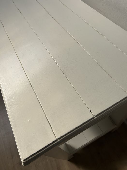 Konsola biała XXL w stylu Rivieria Hampton drewniana 240cm komoda