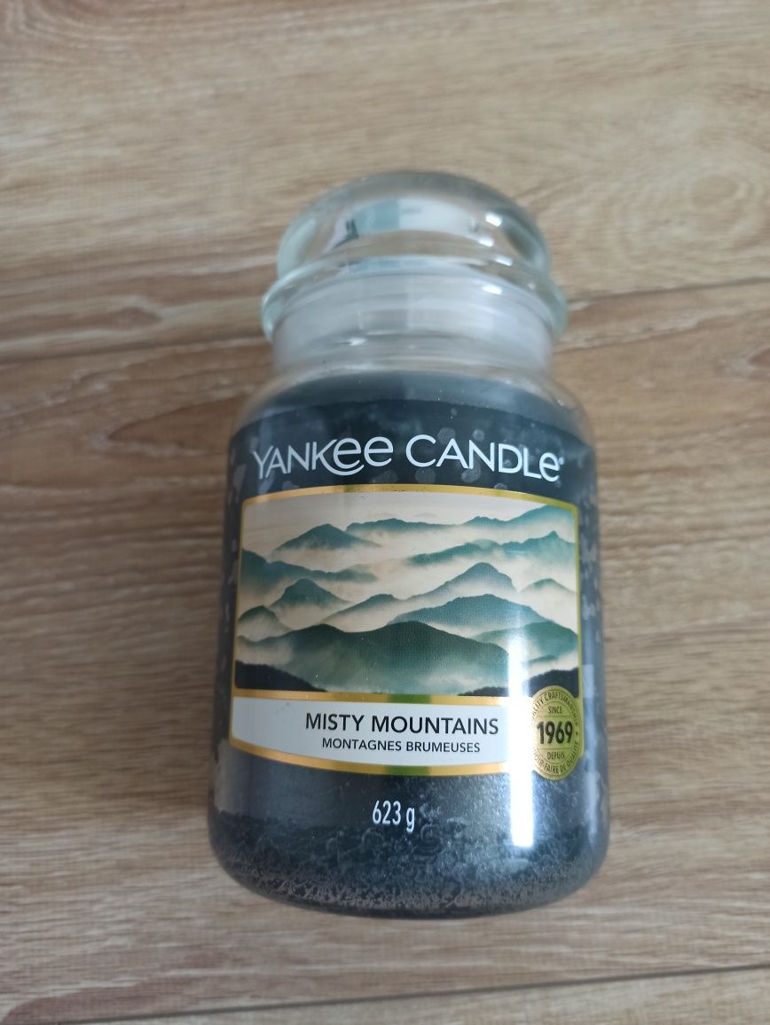 NOWA Yankee Candle unikat świeca Misty Mountains duża 623g