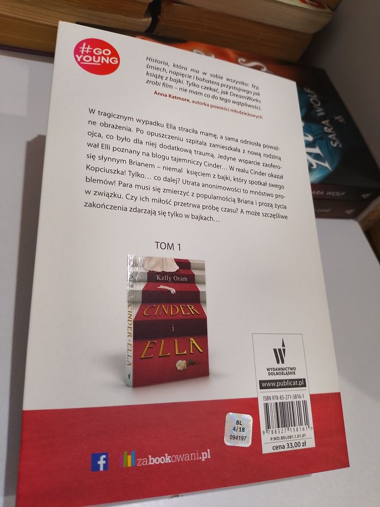 Kelly Oram Cinder I Ella Tak się kończy bajka