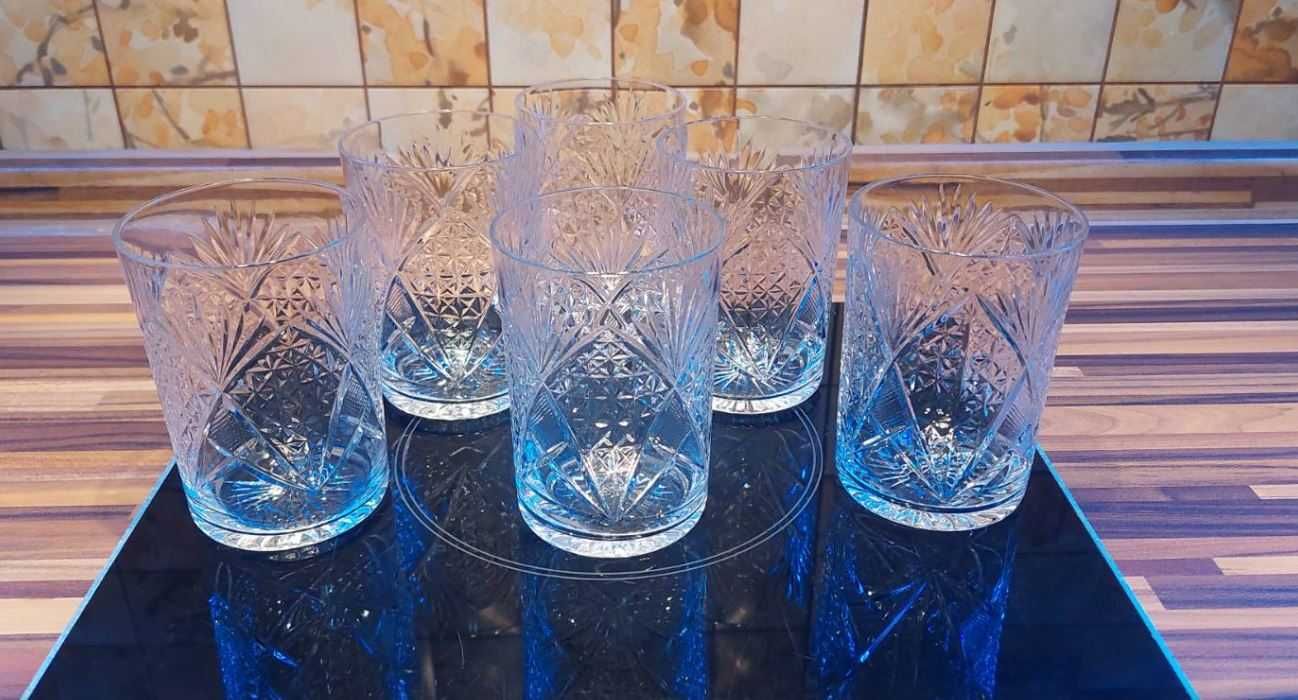 Кришталеві стакани для напоїв Чехословаччина (6 шт)
