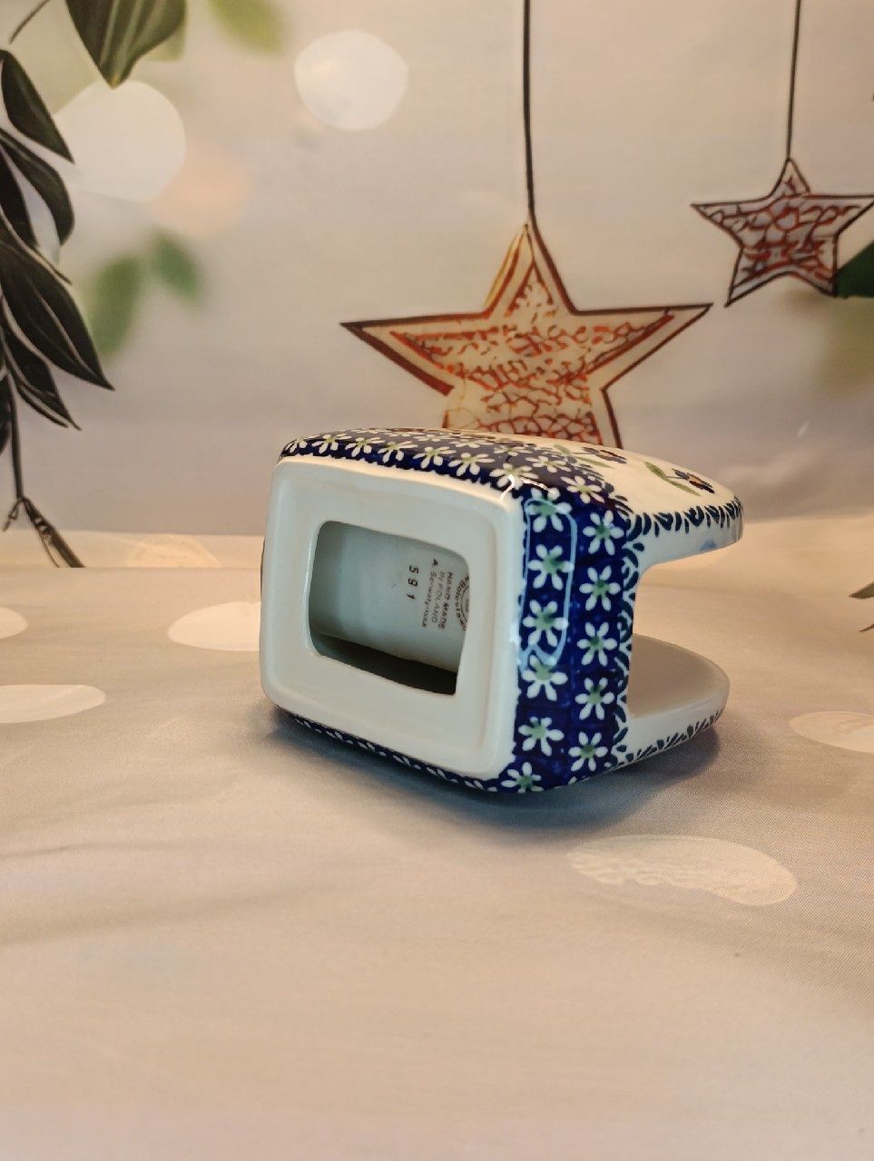 *Serwetnik ceramiczny wysoki Bolesławiec stojak ceramika Bolesławiec