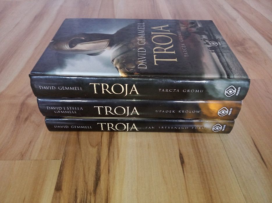 Troja 3 tomy okładka twarda Gemmell Fantasy