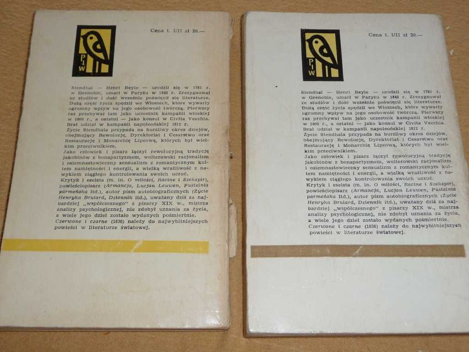 Stendhal - Czerwone i czarne (2 tomy)