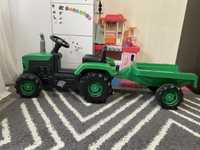 Дитячий трактор з причепом,тракторець,транспорт дитячий,