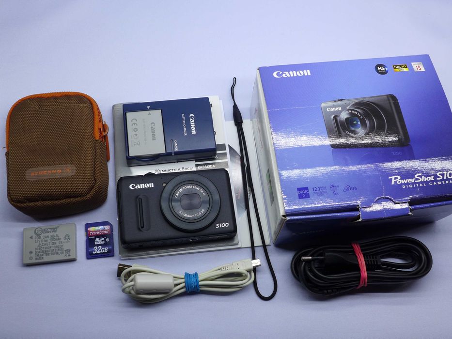 Фотоаппарат Canon PowerShot S100 бывший в употреблении