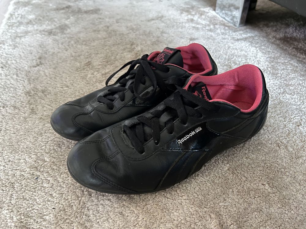 Lekkie czarne obuwie sportowe adidasy Reebok 40.5 (26.5cm)
