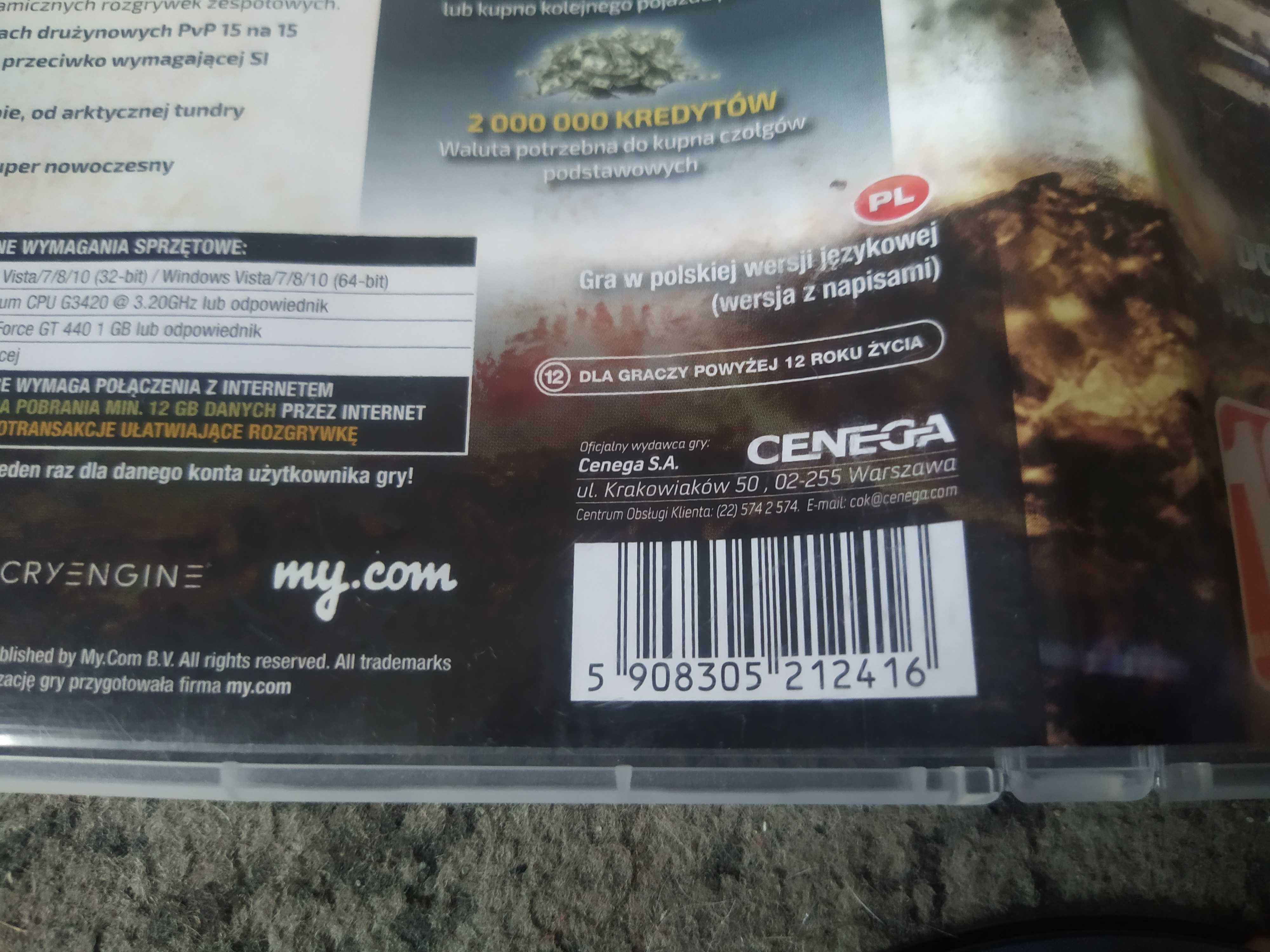 Armored Warfare PC DVD PL