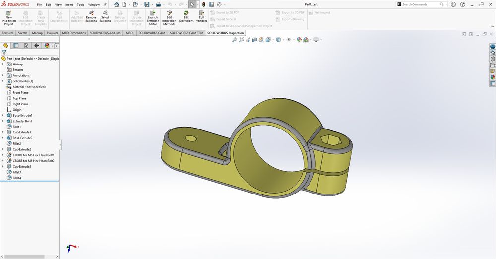 Створю 3D модель у SolidWorks по вашому ескізу
