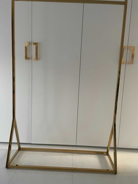 Stojak, wieszak, regał złota stal nierdzewna- wysoka jakość