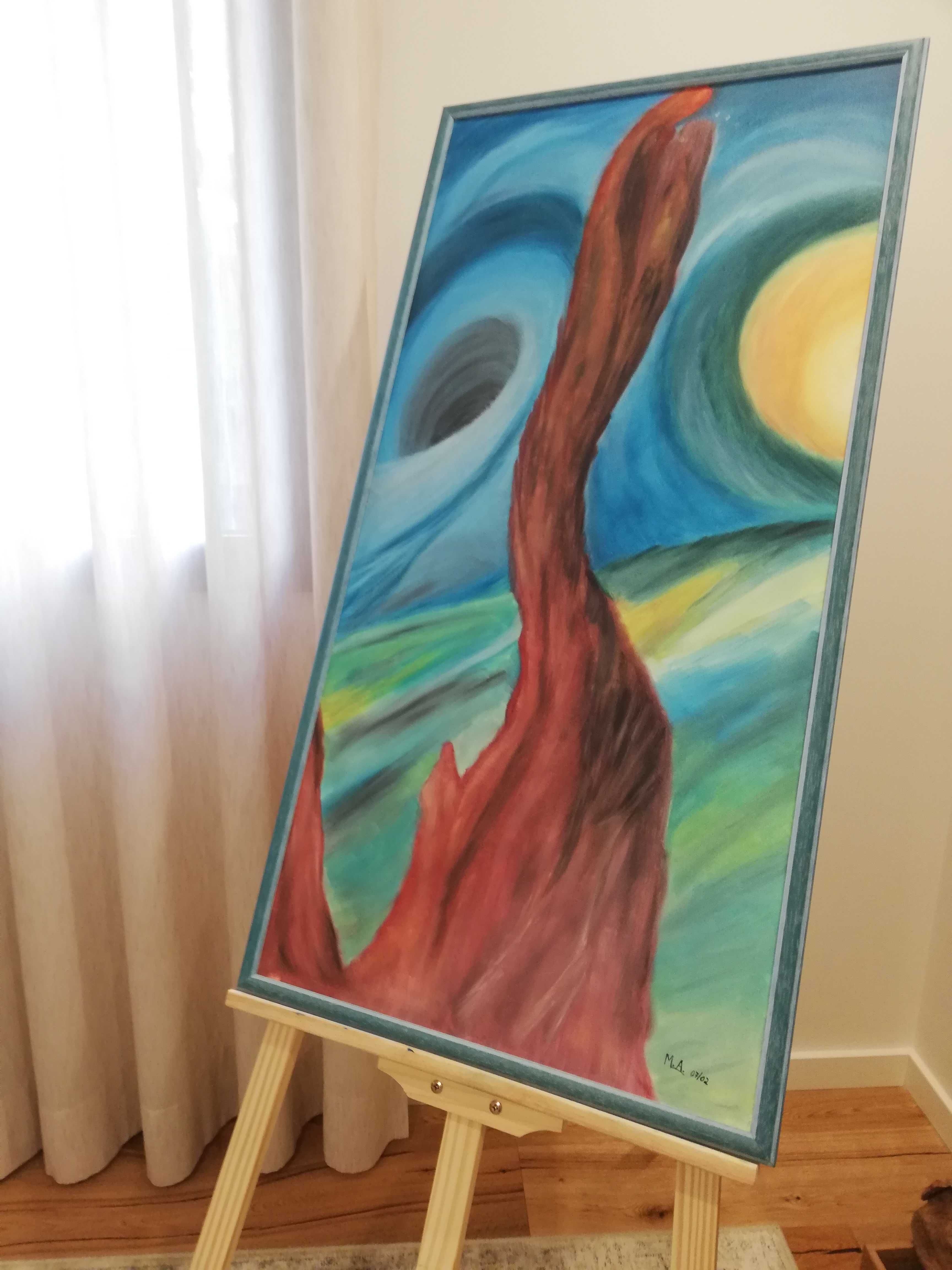 Pintura a óleo sobre tela