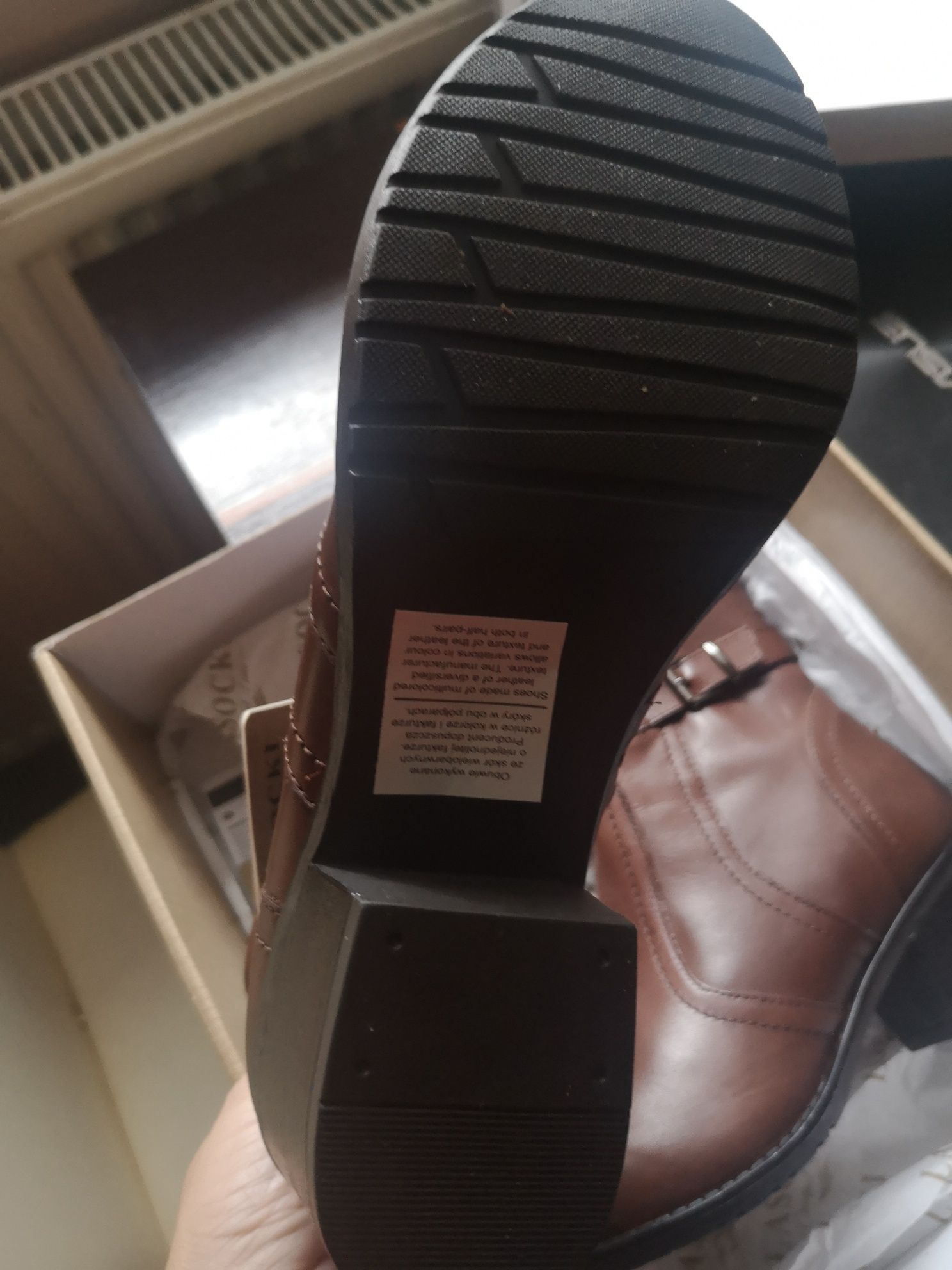 Botki skórzane Lasocki rozm 39