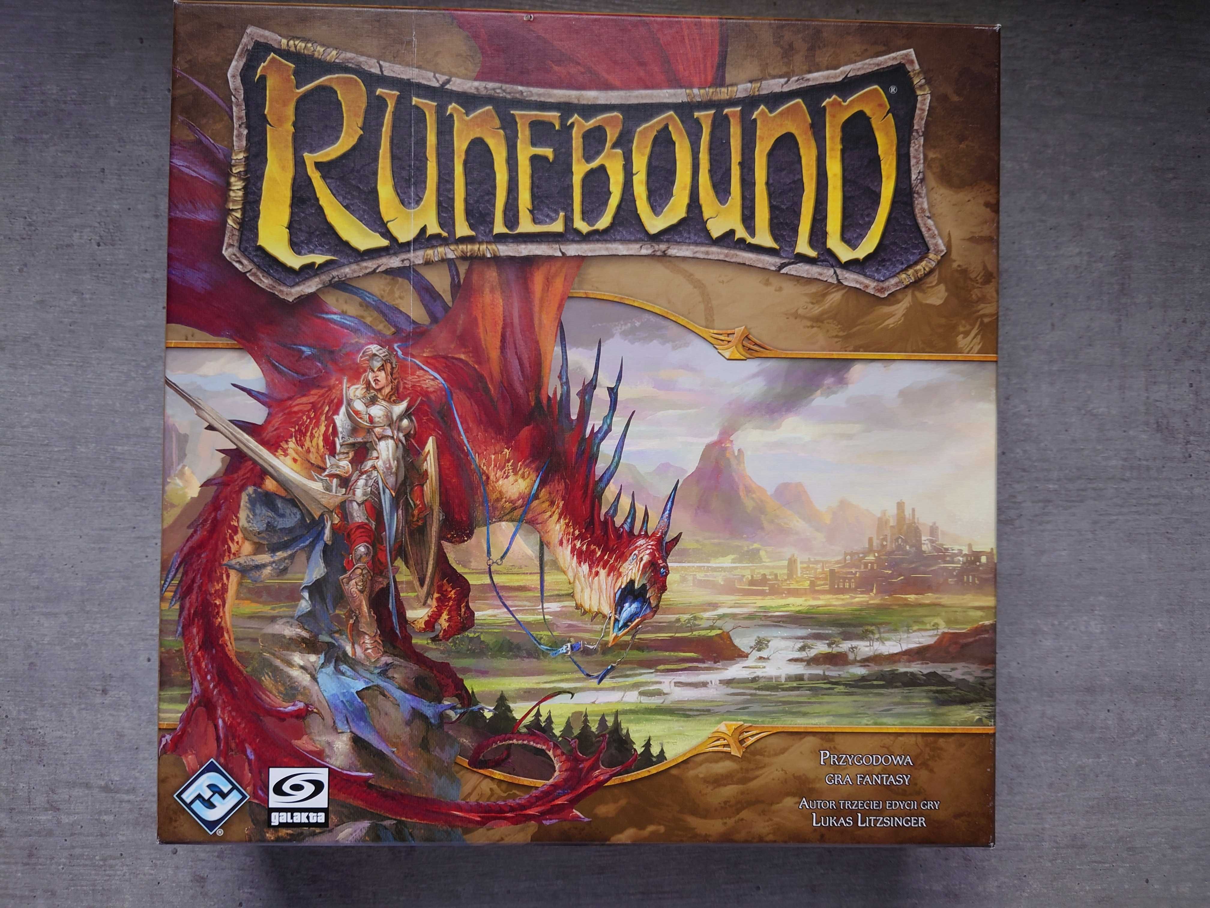 Runebound 3 edycja + 2 dodatki + insert